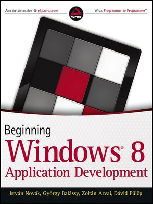 cover image of Beginning Windows 8 Application Development